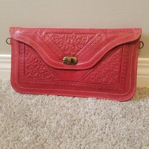 Handmade Moroccan Clutch (Red)